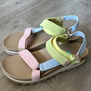 Reef Leather Upper Sandals
